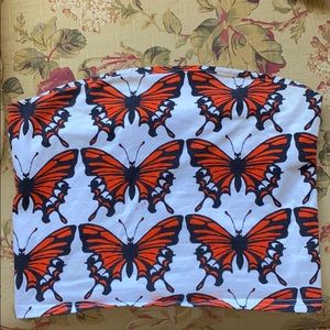Butterfly Y2K Tube Top